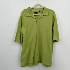 WALTER HAGEN 11 Majors Polo Shirt Mens XL Green Golf Performance Wicking Casual